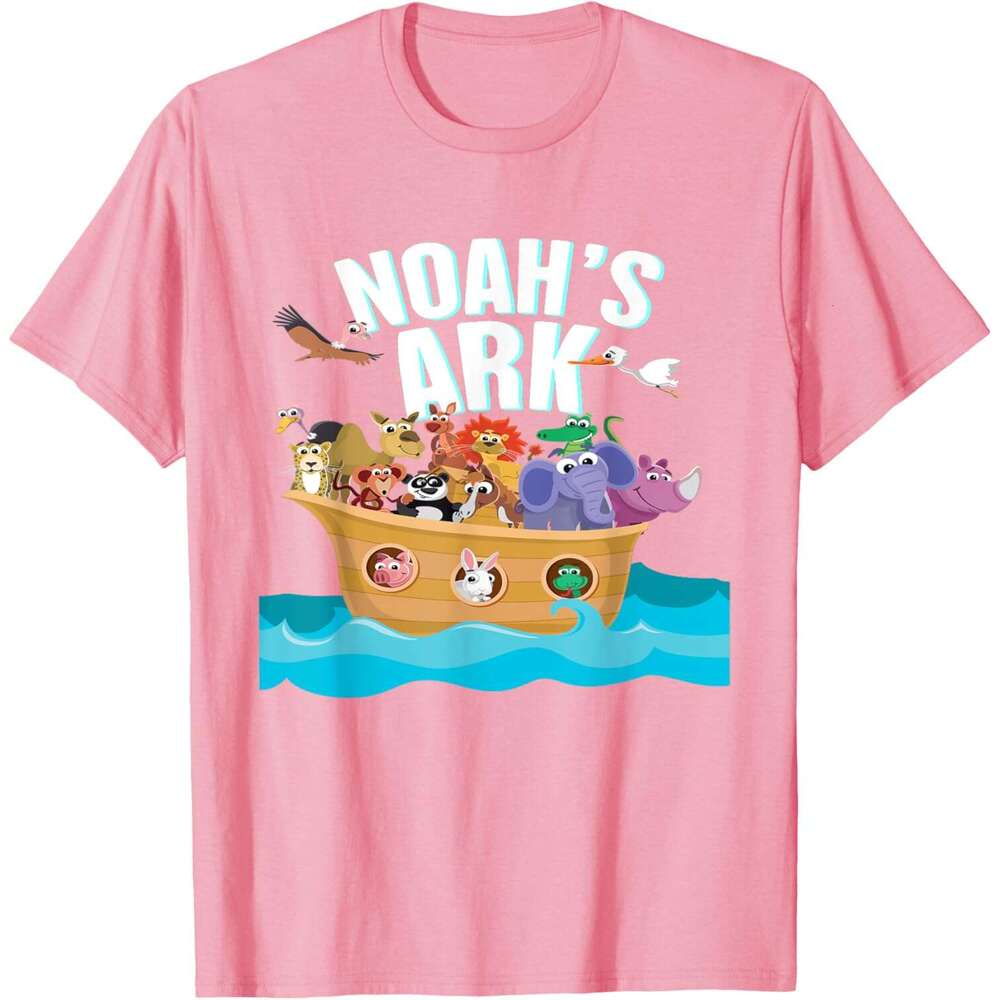 T shirt Mens Animal History Bible, Noah's Ark, Religion Comic Gift T-Shirt shirts tshirt graphic tee Casual tops summer clothes Short sleeve Free