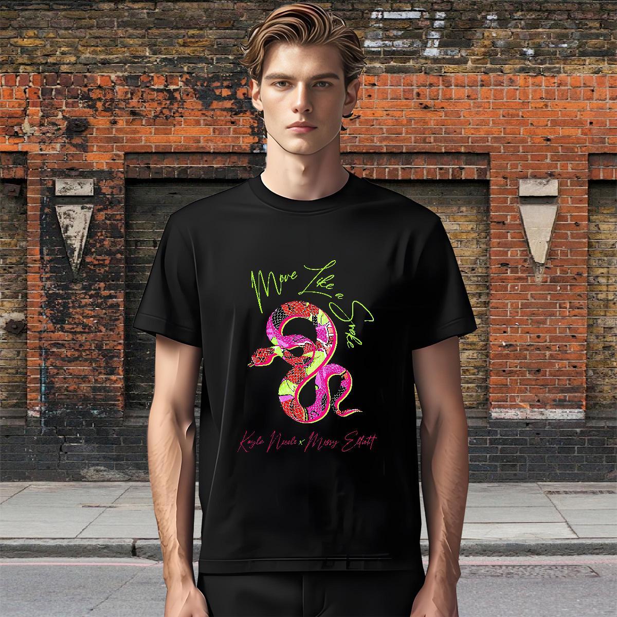 Fashion Design Man T Shirts 230g Pure Cotton snake Spring Summer Top Tees Breathable Short Sleeve High Quality Men Tshirts Cartoon Print