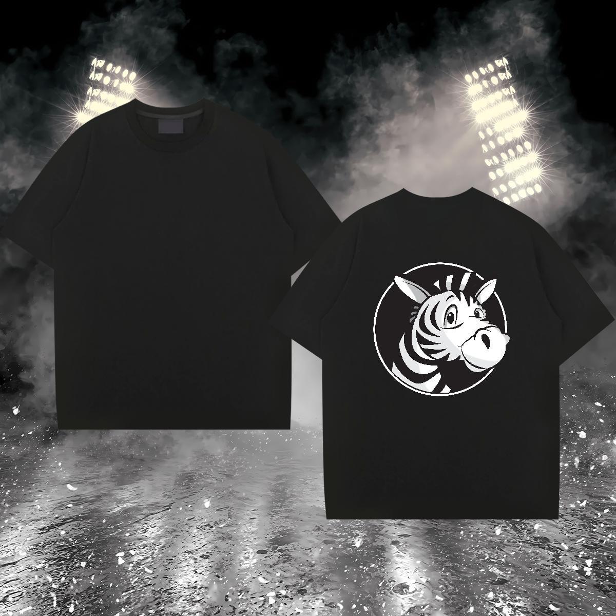Free Shipping Men T Shirts 100% Cotton 230g horse Hip Hop Street Tops Shirt Breathable Short Sleeve High Quality Men Tees Anime