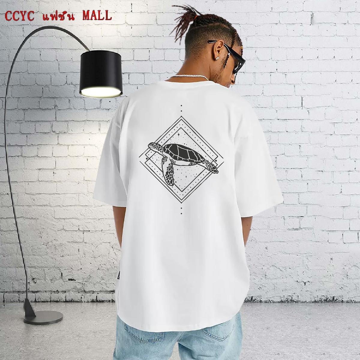 Classic T Shirt For Man 230g Cotton tortoise Street wear Hip Hop Tshirts Breathable Short Sleeve Designer Men Tshirts Custom Big Size