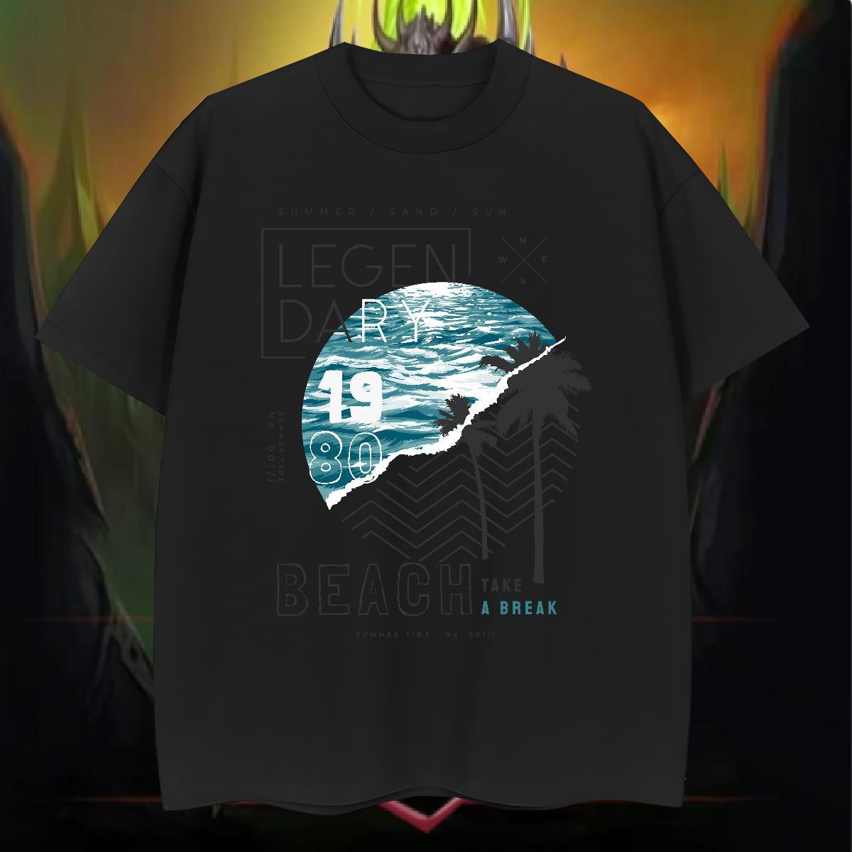 Brand Man T Shirts 230g 100% Cotton tree Home Outdoor Tops Tees Breathable Short Sleeve Wholesale Men Tshirts Oversized 4XL