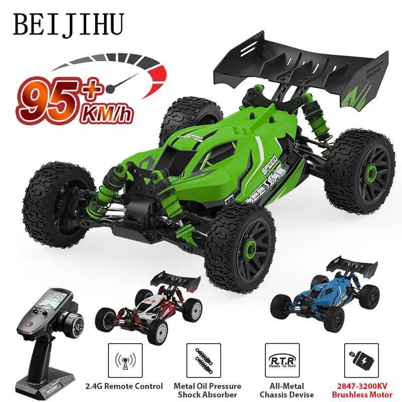 Free shipping 1 14 95KM/H Brushless RC Car Professional 4WD Electric High Speed Off-Road Remote Control Drift Toys for Kids VS WLtoys