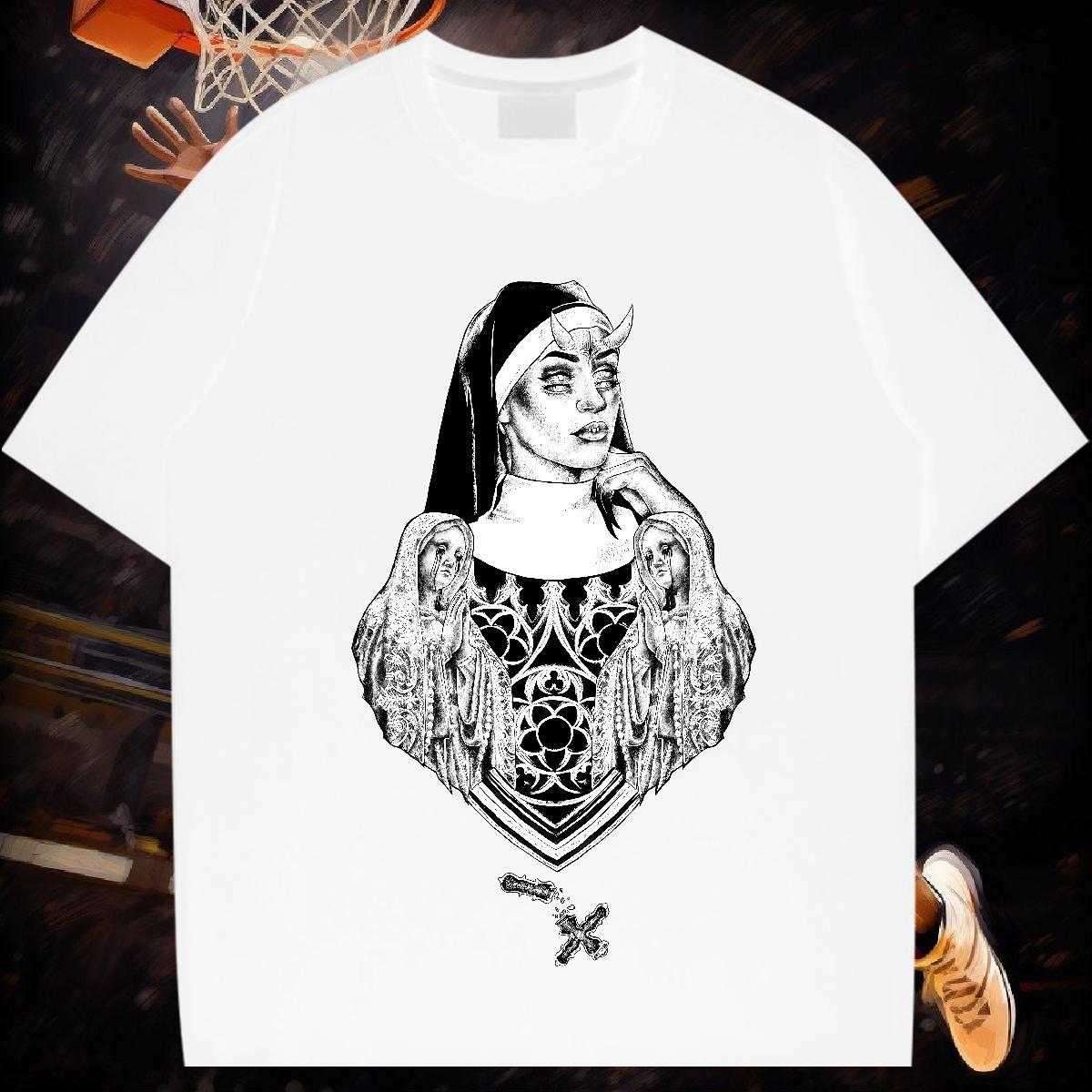 T Shirts Men 100% Cotton 230g nun Beach Breathable Soft Oversized 3XL 4XL Men Tshirts Fashion Designer Loose Fit Tops Shirt