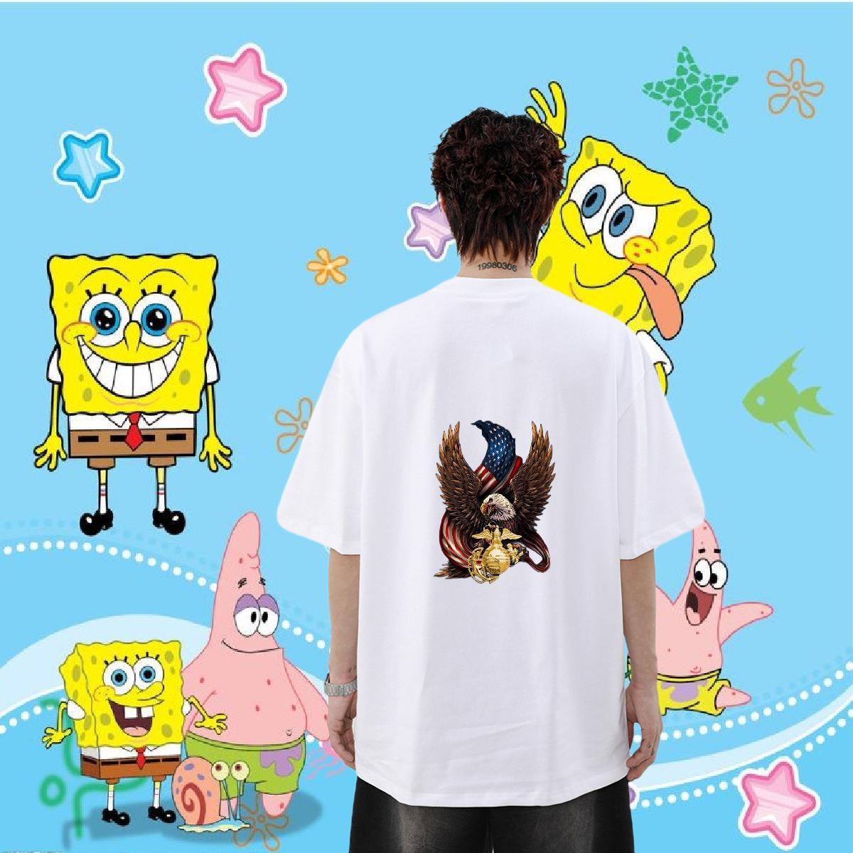 Stylist Mens T Shirts 230g 100% Cotton eagle Daily Wear Tee Shirt Round Neck Short Sleeve TOP Quality Tshirts Graphic