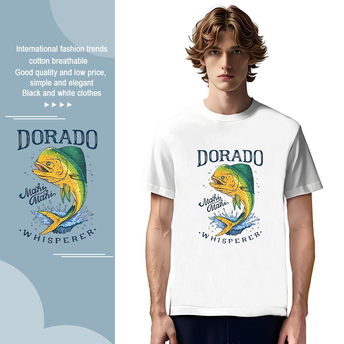 Comfortable Couples T Shirts 230g Pure Cotton T-Shirts Spring Summer Round Neck Short Sleeve Cartoon Print Classic Casual Tops