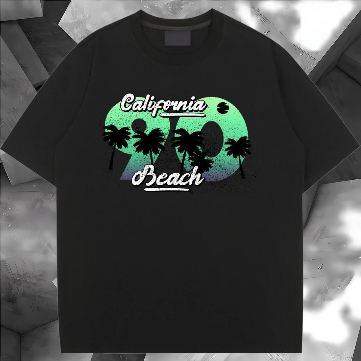 Wholesale Women T Shirts Short Sleeve O-Neck Couples T Shirts Oversized tree Spring Summer 100% Cotton 230g Casual New Tee Shirt