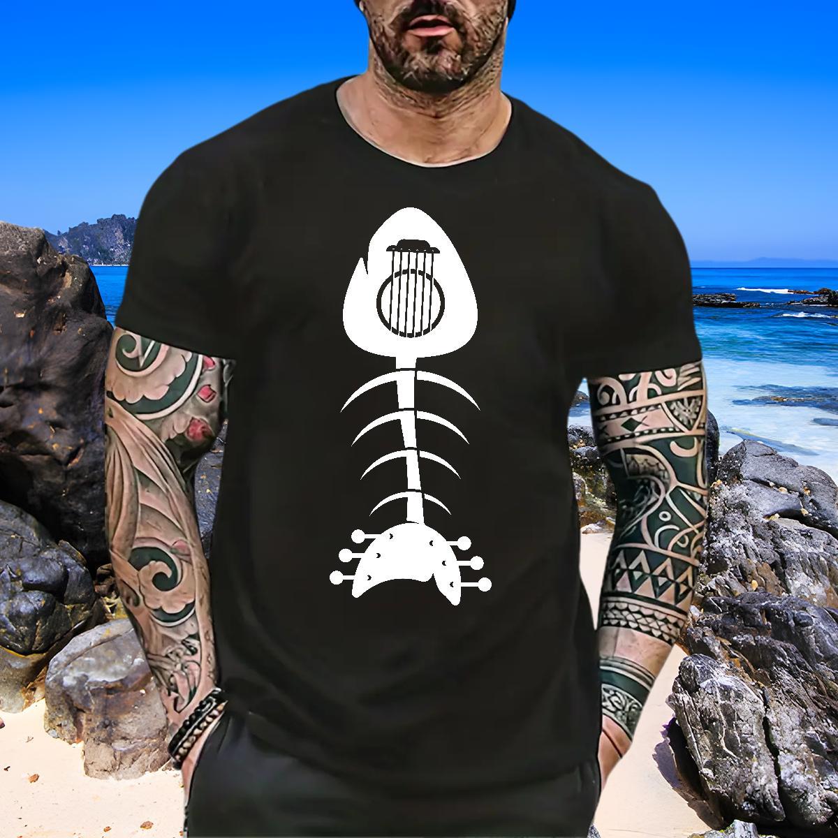 High Quality Couples T Shirts 230g Pure Cotton fish T-Shirts Home Outdoor O-Neck Short Sleeve Anime Free Shipping Tops