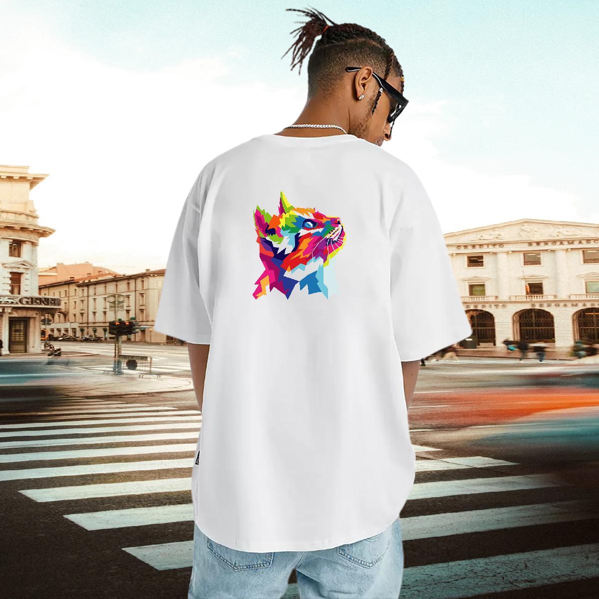 Casual New Men T Shirts 230g Pure Cotton cute Daily Wear Clothes Round Neck Short Sleeve Comfortable Tshirts Customized
