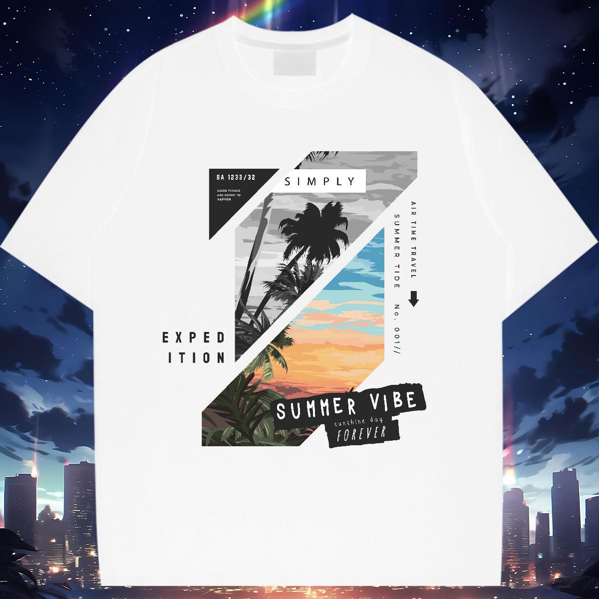 Loose fit T Shirts Women Breathable Short Sleeve Woman Tshirt Custom Print Oversized tree Hip Hop Street 230g Pure Cotton New Tshirts