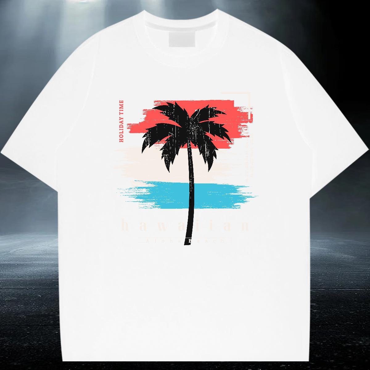 Cool Men Tees 230g 100% Cotton Street wear Hip Hop Cartoon Printing L-4XL Breathable Fashion Designer T Shirts Men Tee Shirt