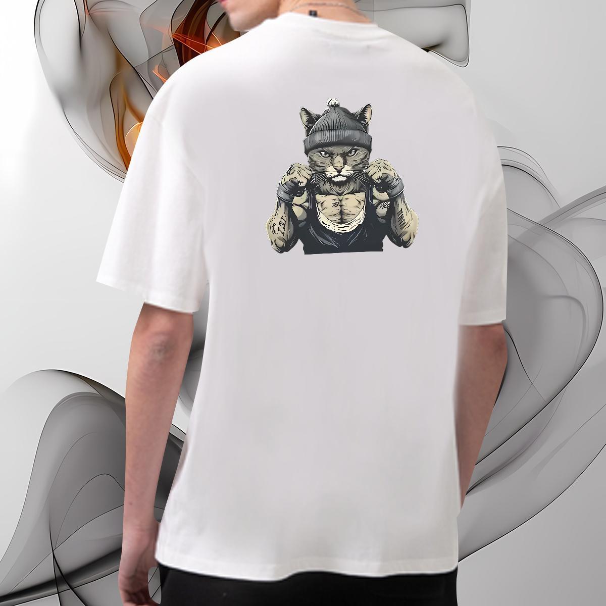 Free Shipping T shirt 230g Pure Cotton strong High Street Hip Hop Tees Breathable Crew Neck Popular Men Tees Customized