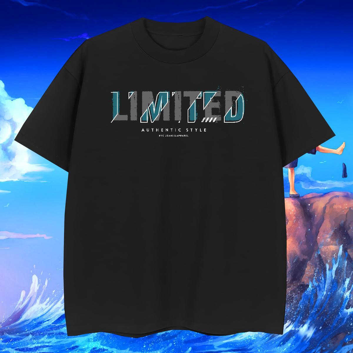 Cool Design Couples T Shirts 230g Pure Cotton Beach letter Anime Round Neck Short Sleeve 2024 New Mens T Shirts Tops Tees