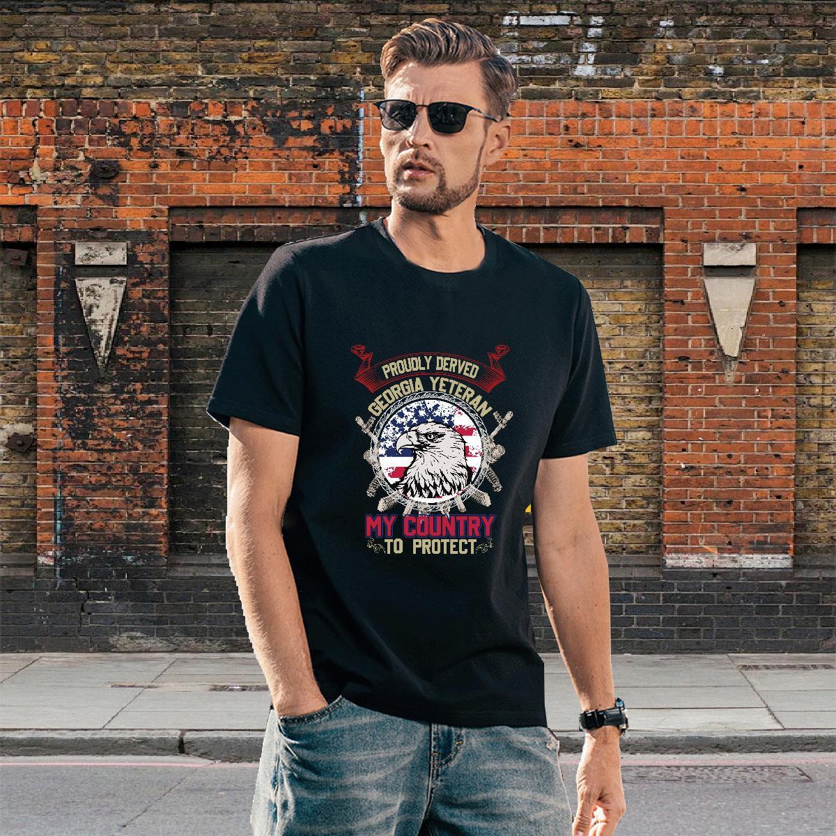 Designer Men Clothes T-Shirt 230g Cotton eagle Mens T Shirts Sports Casual Crew Neck DIY Printed New Designer Tops