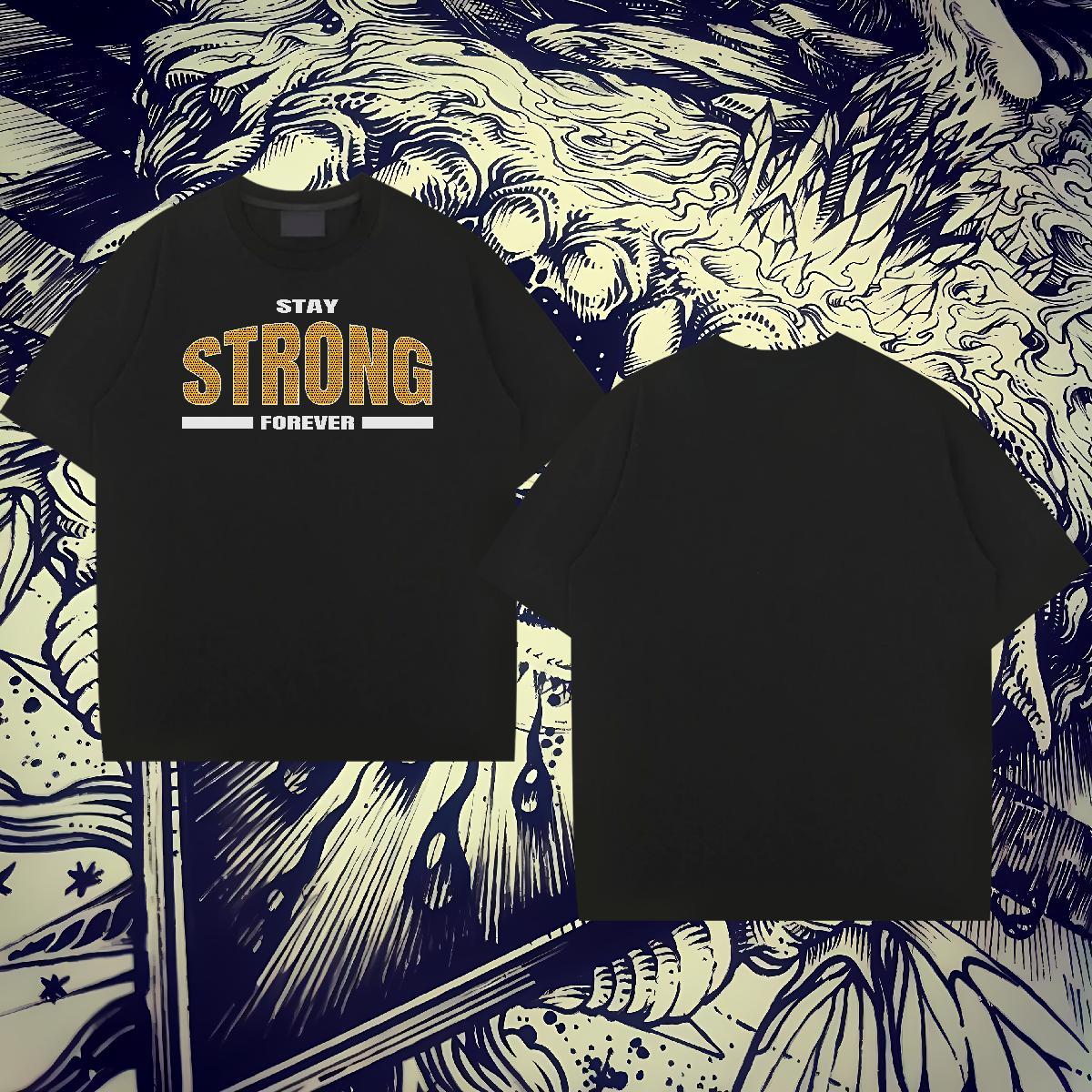 Unisex Tshirts 100% Cotton 230g Spring Summer letter Custom Cartoon Round Neck Short Sleeve Fashion Design T Shirt For Man Clothes