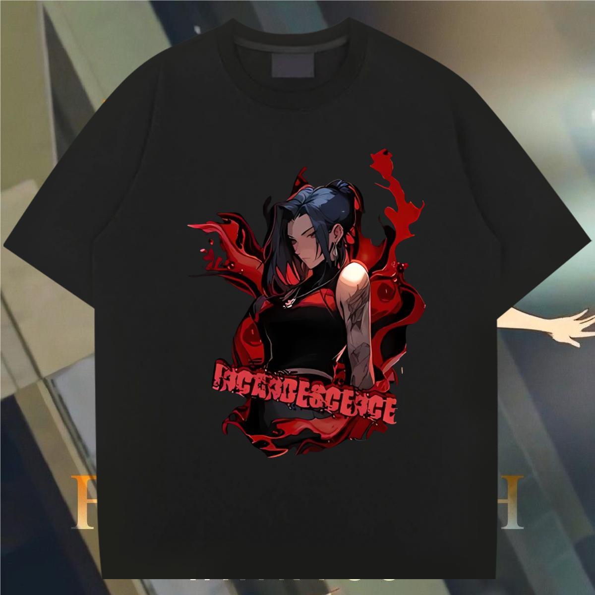 Mens T Shirts 230g Pure Cotton game Casual Beach Breathable Crew Neck Oversized 4XL Men Clothes T-Shirt Classic Casual Cool Design Tees