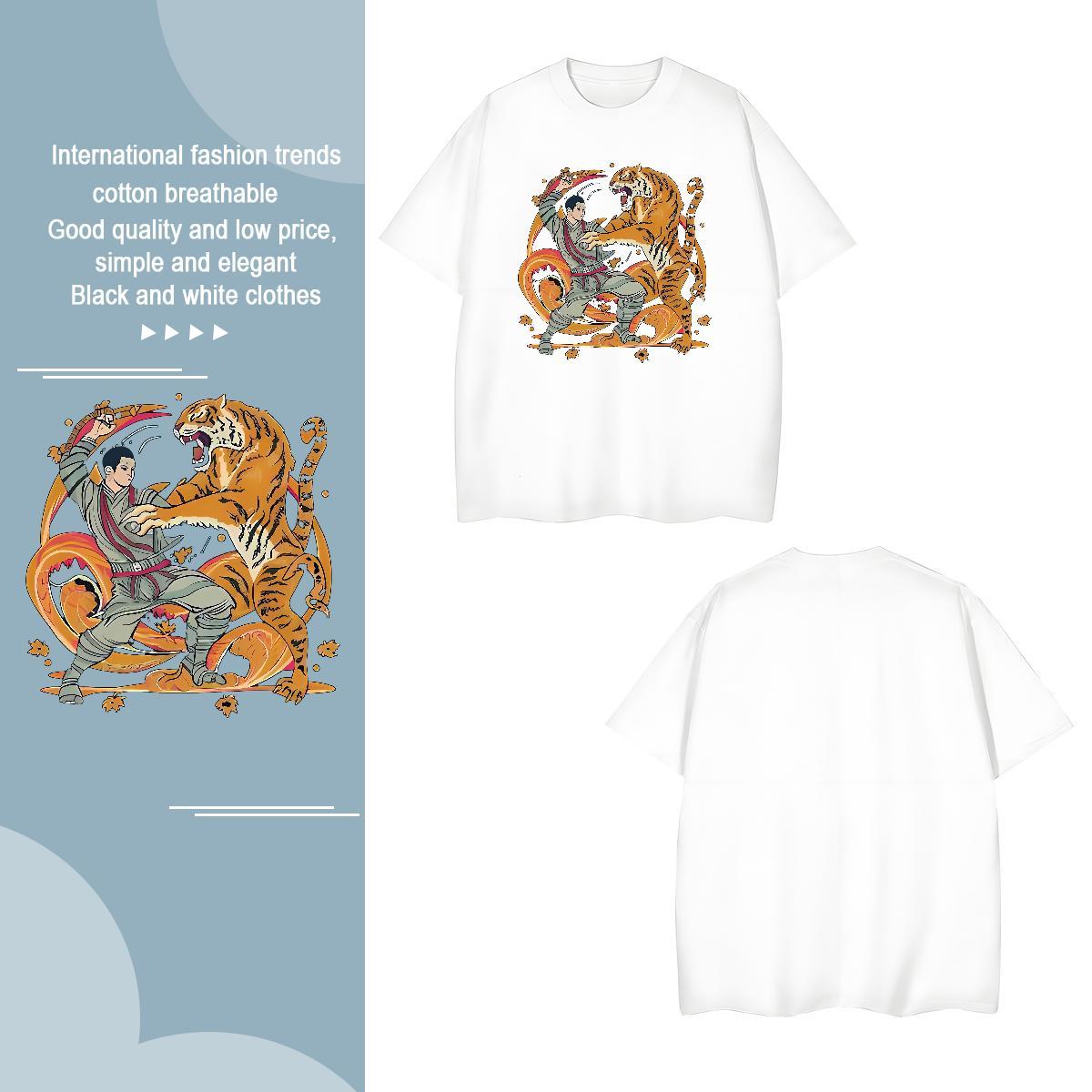 Mens T Shirts 100% Cotton 230g Spring Summer Breathable Soft Asian Size Tshirts Classic Cool Clothings