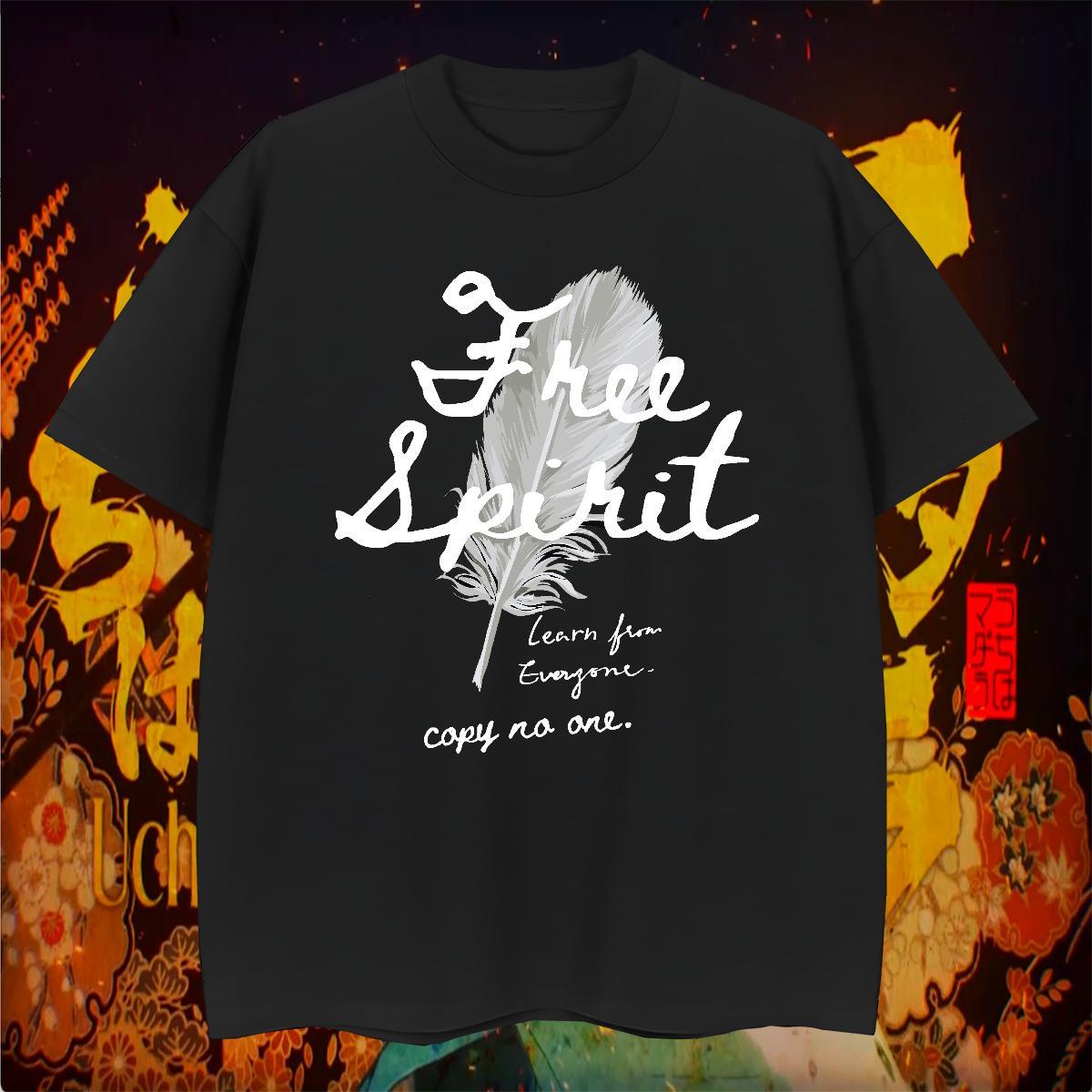 Mens T Shirts 100% Cotton 230g handpainted Street Casual Breathable Short Sleeve Graphic Mens Tshirts New Loose Fit Tops