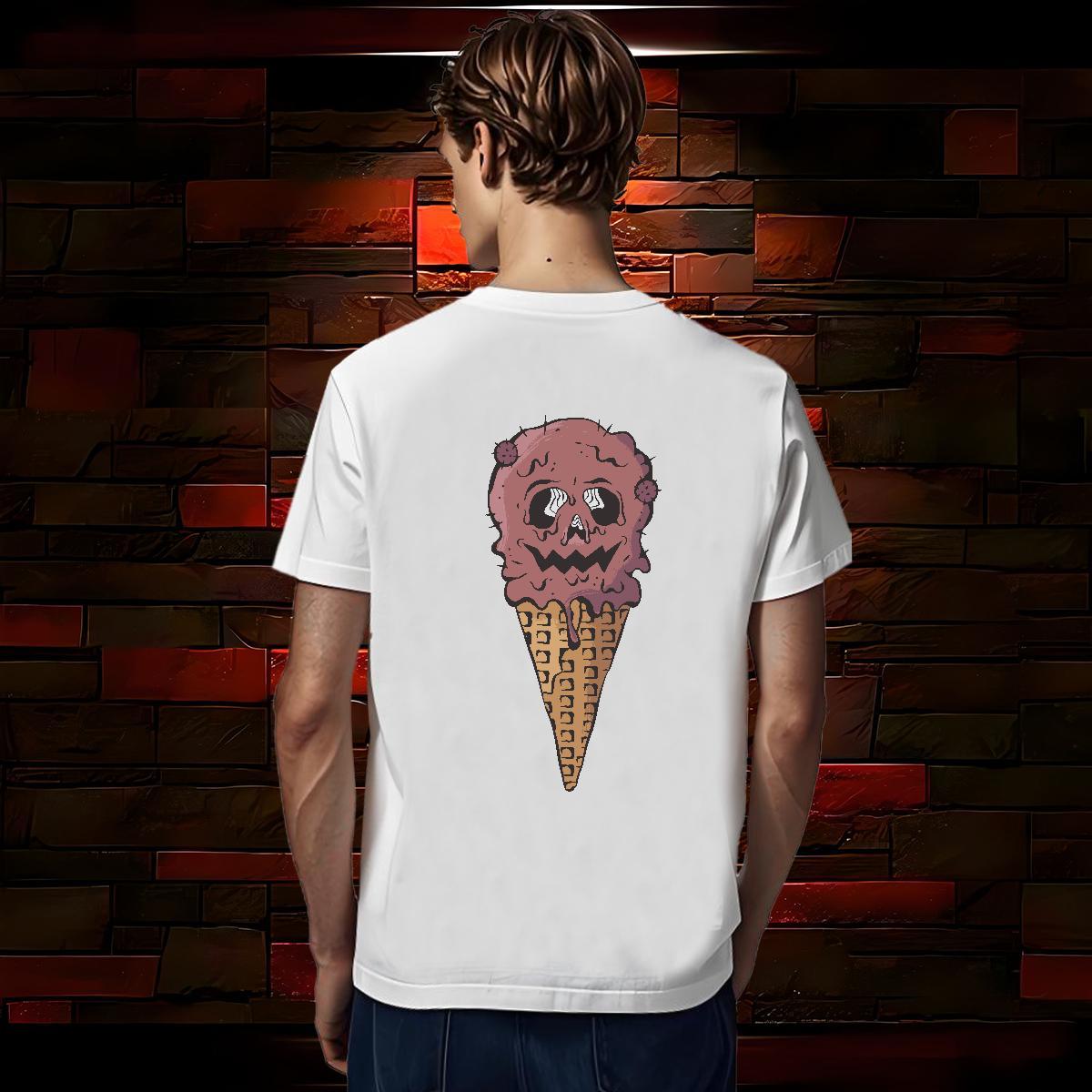 Factory Direct T-Shirts 100% Cotton 230g Halloween Spring Summer Top Tees Pure Cotton Soft Men Tshirts Oversized 3XL 4XL