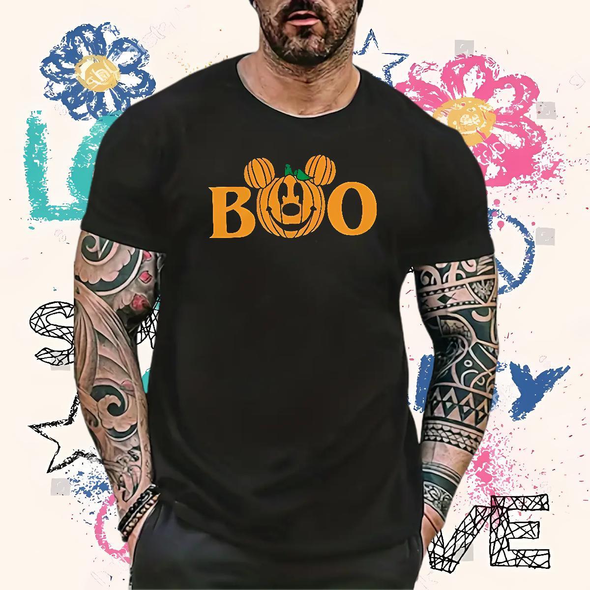 New Arrival Men T Shirts 230g Pure Cotton halloween Hip Hop Street Tee Shirt Breathable Short Sleeve Designer Men Tees Oversized 3XL 4XL