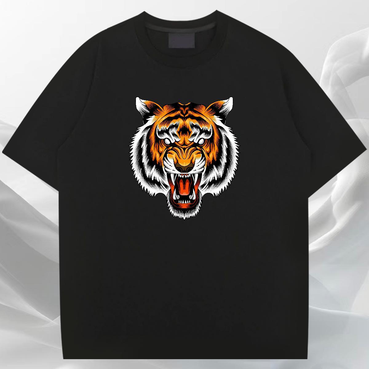 Unisex Men Tshirts 100% Cotton 230g Outdoor ferocity Custom Printing Breathable Stylist T-Shirts for Men Clothings