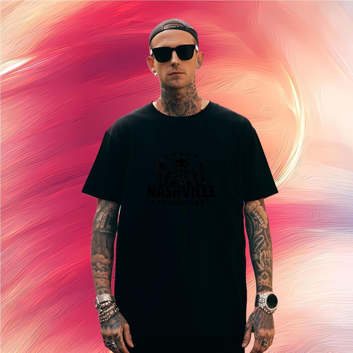 T-Shirts for Men 100% Cotton 230g eagle Hip Hop Street Round Neck Short Sleeve Plus Size Cartoon Tshirt for Man Woman DIY Unisex Tees Shirts