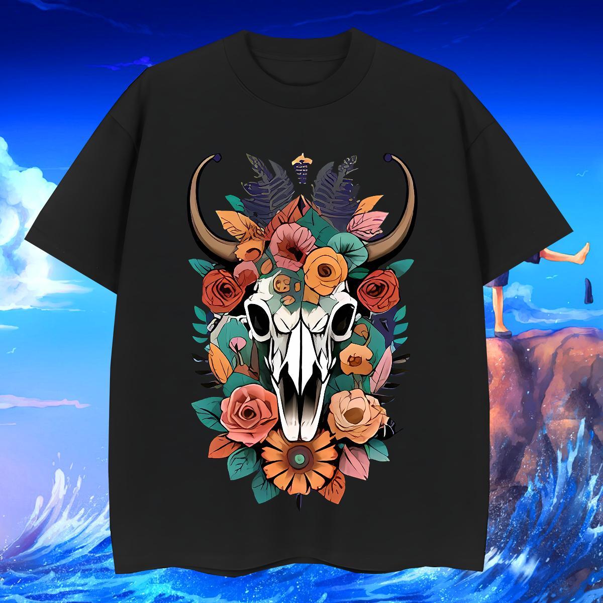 T shirt 230g Pure Cotton sheep Street wear Hip Hop Breathable Soft Custom Print Plus Size Tshirts DIY Comfortable Tee Shirt