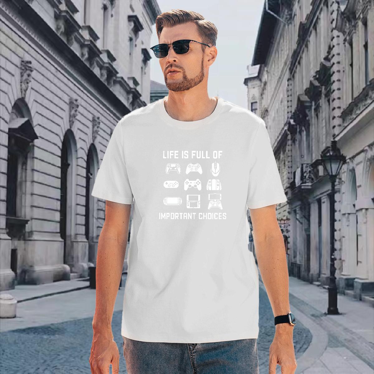Mens T Shirts 230g 100% Cotton art Home Outdoor O-Neck Short Sleeve Plus Size Custom Tshirt for Man Woman New Designer Brand Tops Shirt