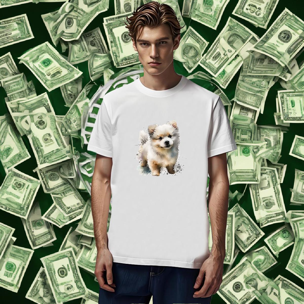 Casual New T-Shirts 230g 100% Cotton Sports Casual Tops O-Neck Short Sleeve Classic Tshirts Anime Print