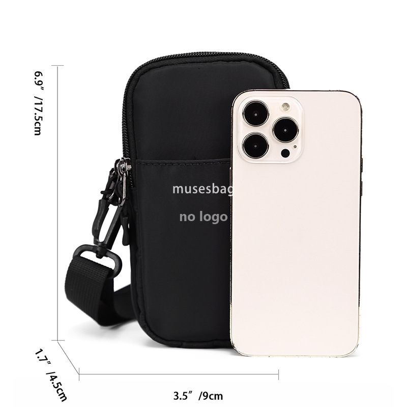 Mobile phone bag Men's bag crossbody bag Men's waist pack crossbody bag Fashion brand shoulder bag Multi-functional mini hanging bag lightwe