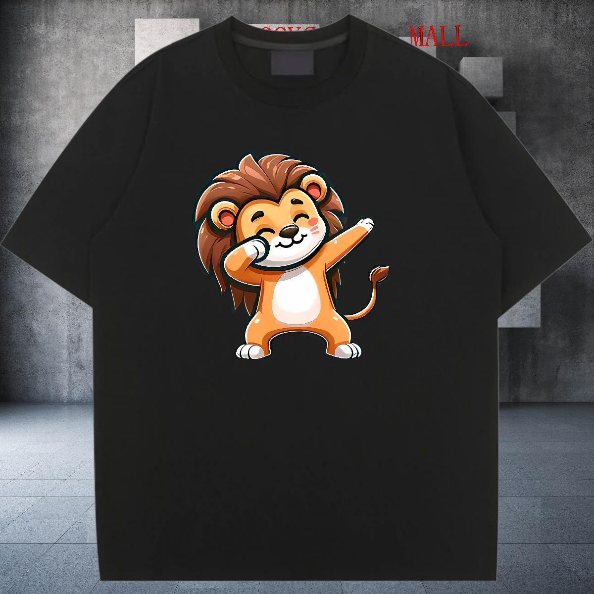 Lady T-Shirts Round Neck Short Sleeve Woman Tshirt DIY Printed High Street Hip Hop 230g Cotton 2024 DIY Polos
