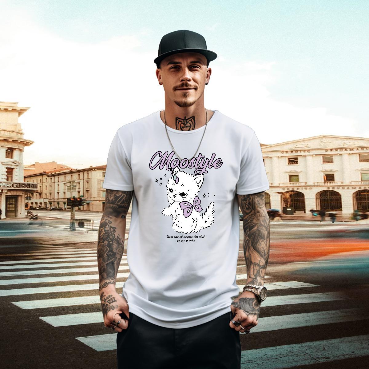 Brand Tshirt for Man Woman 230g Pure Cotton Street Wear cat Customized Round Neck Short Sleeve Wholesale T-Shirts Clothings