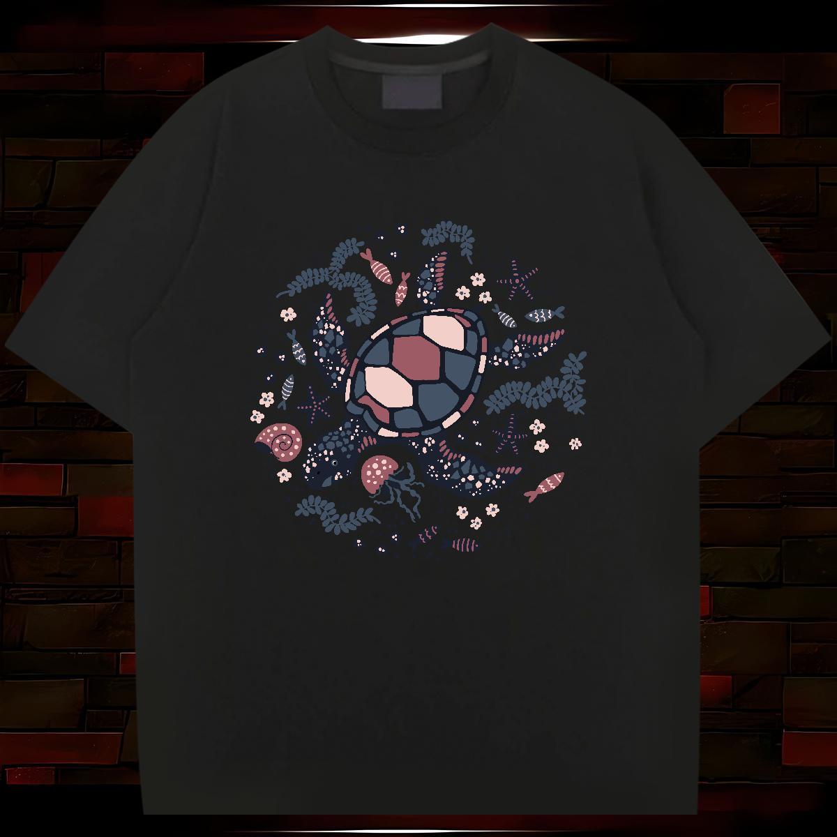 Casual New T-Shirts 230g 100% Cotton Daily Outfit Tops Tees Crew Neck Breathable Popular Tshirt for Man Woman DIY Logo Oversized