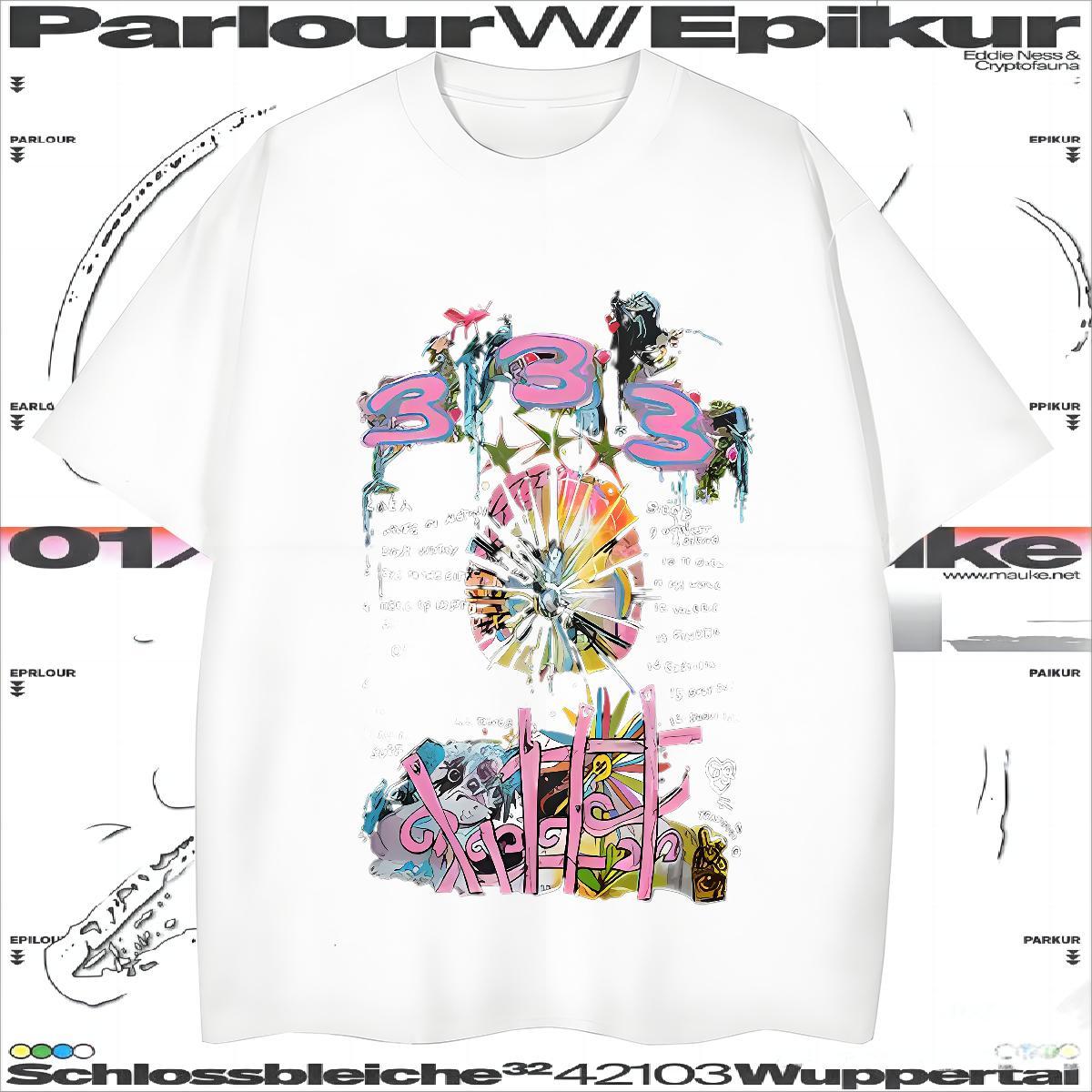 DIY T-Shirts 230g Pure Cotton cat Street Top Tees Crew Neck Brand Tshirt for Man Woman Customized
