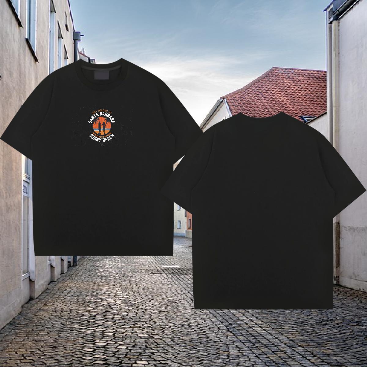 DIY Customized T shirt 100% Cotton 230g tree Hip Hop Tops Breathable Crew Neck Classic Mens Tshirts Customized Print