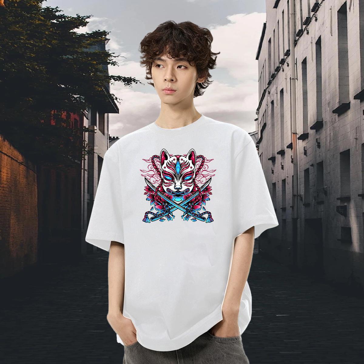 Soft Men Clothes T-Shirt 230g Pure Cotton Street Casual Custom Big Size Breathable Crew Neck Classic Casual T shirt Tops Shirt