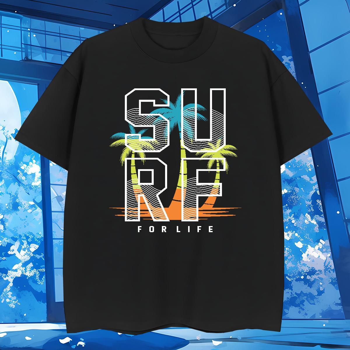 Factory Direct Mens T Shirts 100% Cotton 230g tree Street Clothes Breathable Soft Designer Tshirts Customized Print