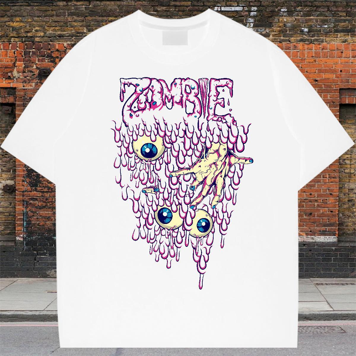 High Quality Men Tops Tees 100% Cotton 230g Spring Summer ET Custom Printed Short Sleeve Soft New Arrival T shirt Clothings