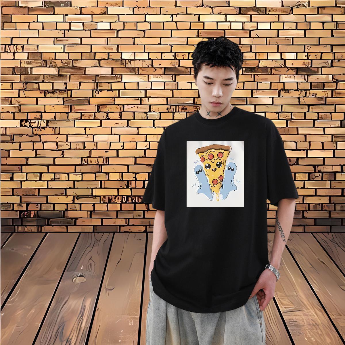 Fashion Design Mens T Shirts 100% Cotton 230g halloween Casual Clothings Breathable Popular Tshirts Custom Print Oversized
