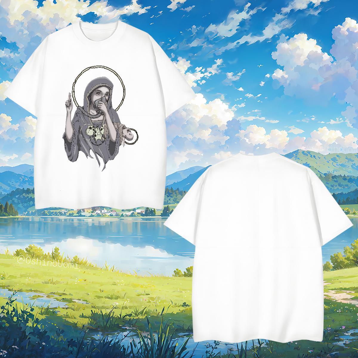 T-Shirts for Men 230g Cotton nun High Street Hip Hop Breathable Crew Neck Oversized Tshirt for Man Woman Stylist Comfortable Clothings