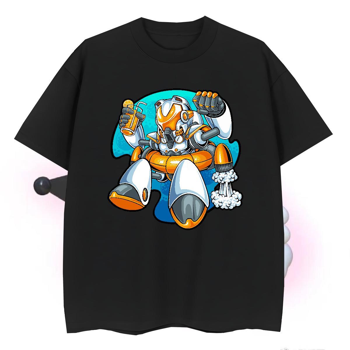 Fashion Casual T-Shirts for Men ET Top Tees 230g Pure Cotton Sports Casual Loose Oversized 3XL 4XL O-Neck Short Sleeve Tshirt for Man Woman