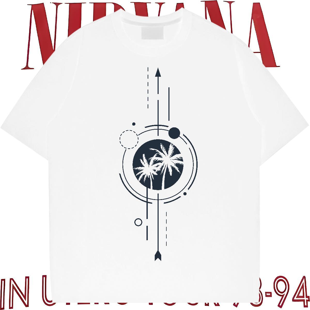 Brand T shirt 230g 100% Cotton tree Casual Daily Wear Polos Crew Neck High Quality Men Clothes T-Shirt Skull