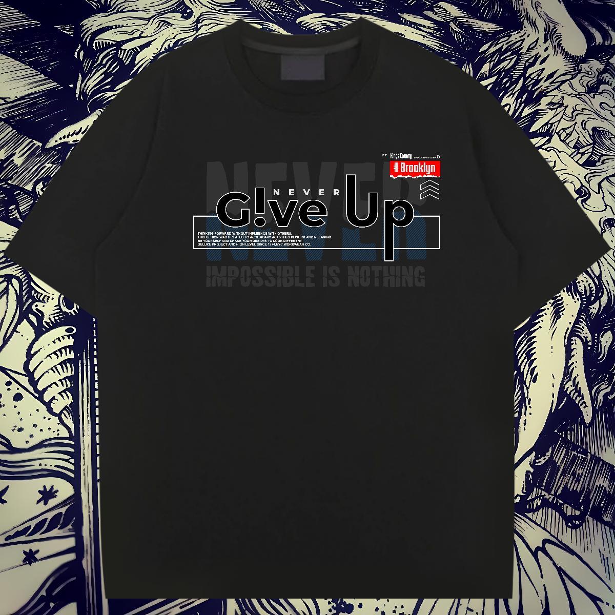 Unisex Mens Tshirts 230g Cotton Home Outdoor letter Anime Print Pure Cotton Brand Man T Shirts Clothes