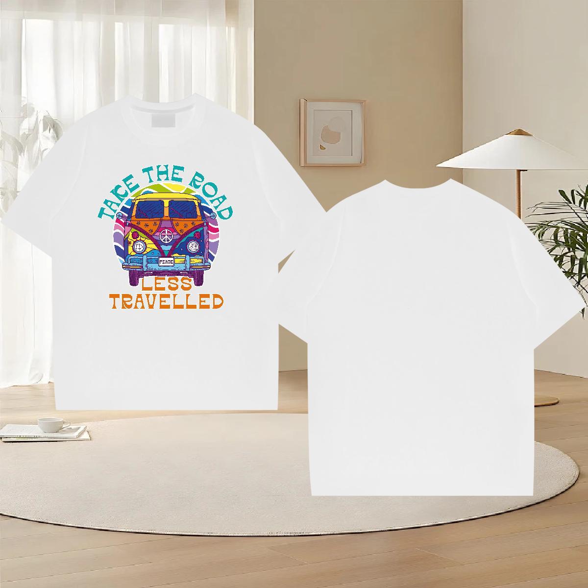 Wholesale Men Tshirts 100% Cotton 230g Casual Daily Wear car Asian Size Breathable Crew Neck Casual New T Shirts Men Tee Shirt