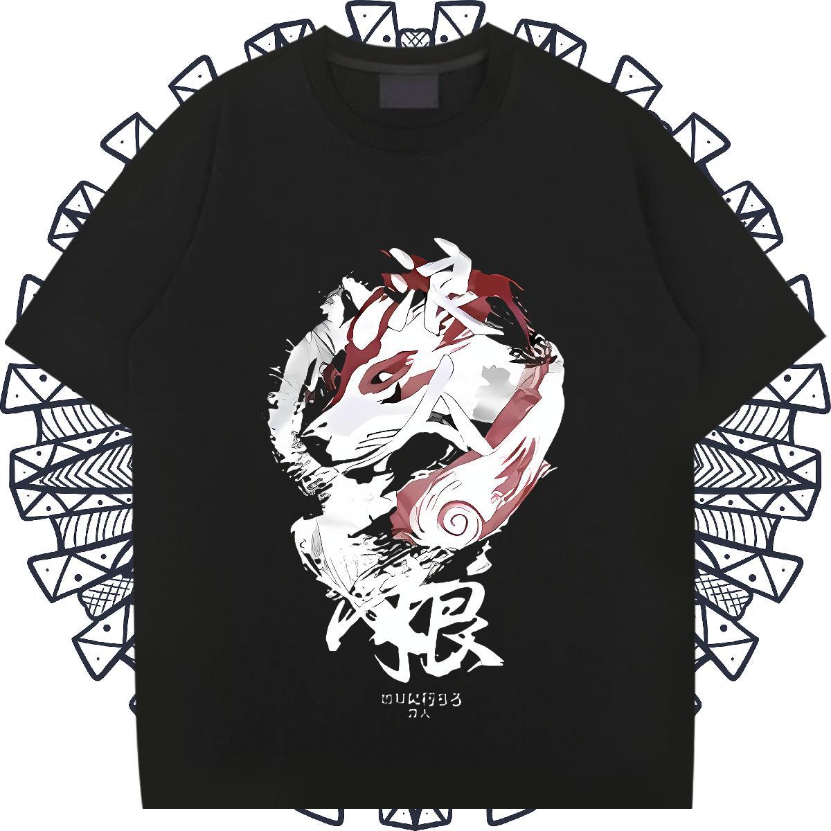 TOP Quality Men Tops Tees 230g 100% Cotton Hip Hop Street Line Dragon DIY Printed Breathable Short Sleeve Designer T Shirt For Man Polos