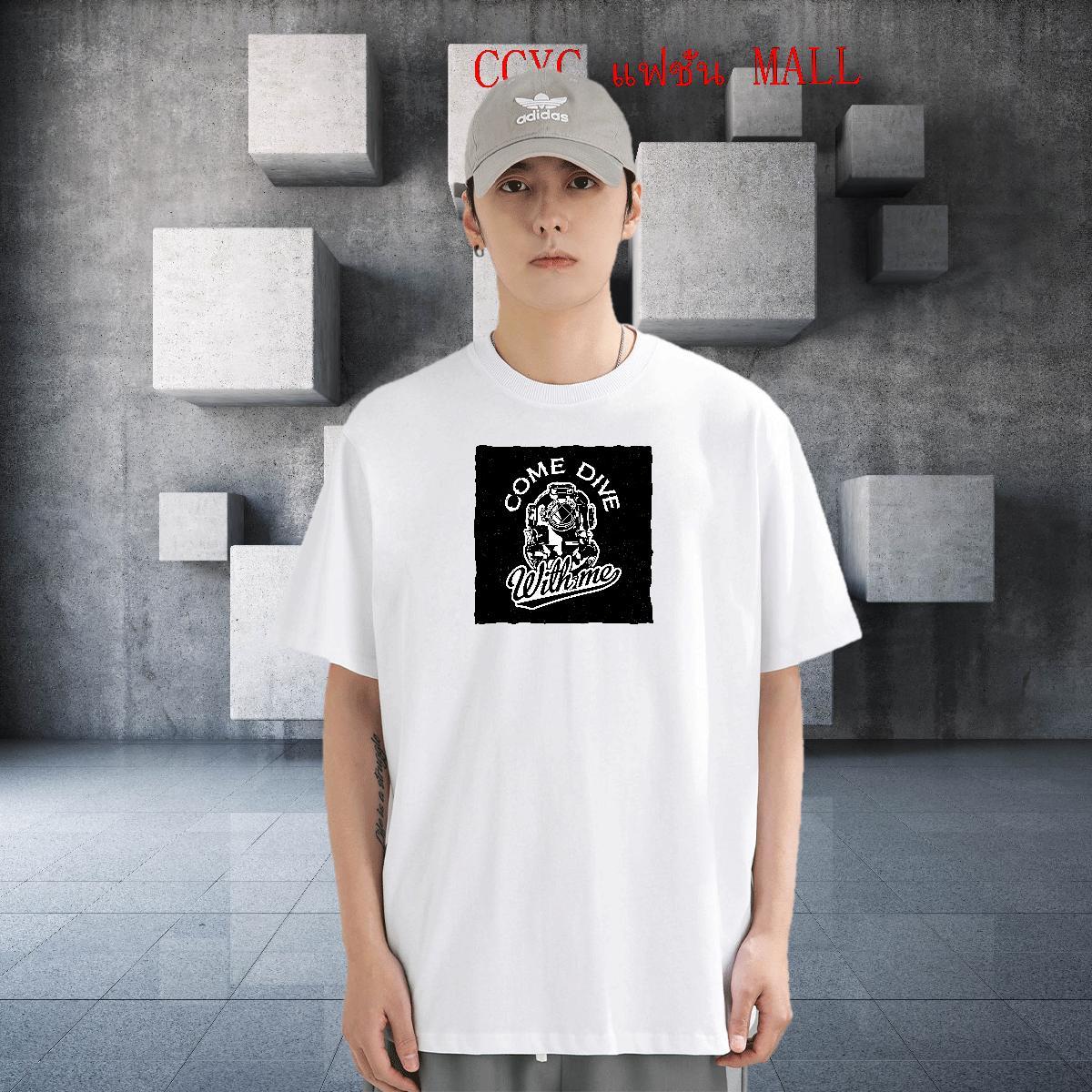 Unisex Men Clothes T-Shirt 230g Pure Cotton Street Wear camera DIY Printed Crew Neck Wholesale T-Shirts Tops