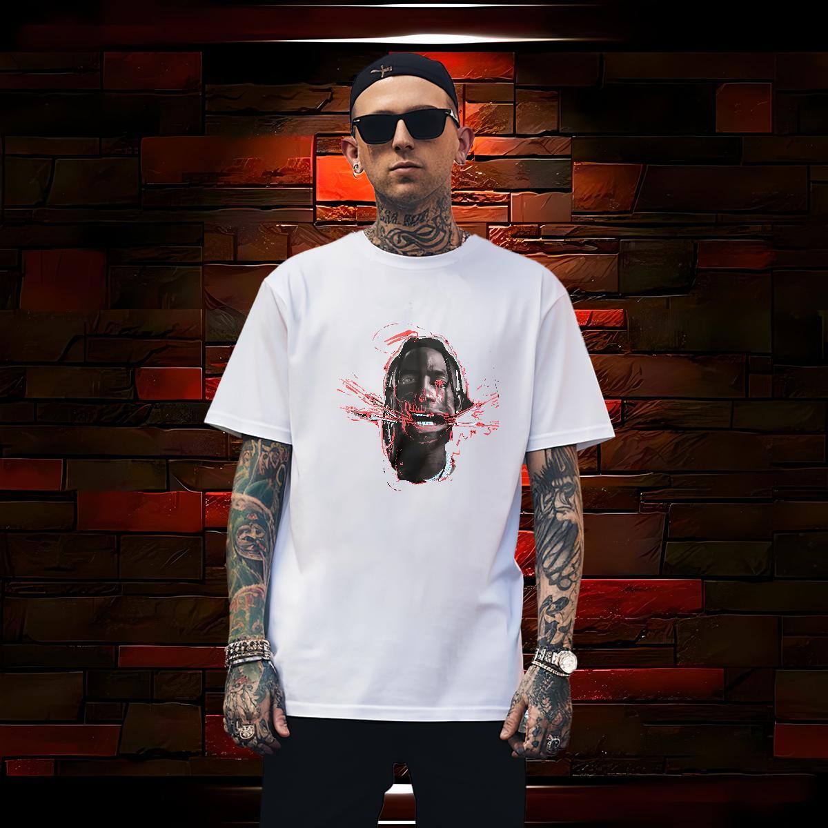 Man T Shirts 230g Pure Cotton portrait Outdoor Breathable Short Sleeve Custom Big Size Tshirts Wholesale Designer Clothes