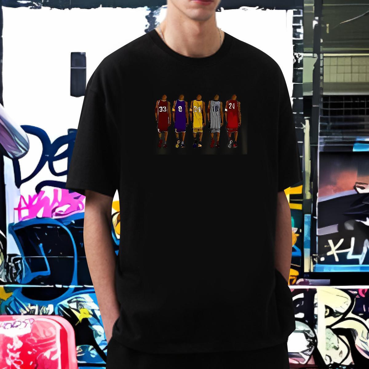 T-Shirts for Men 100% Cotton 230g person Outdoor Breathable Custom Big Size Men Tees 2024 DIY Brand Top Tees