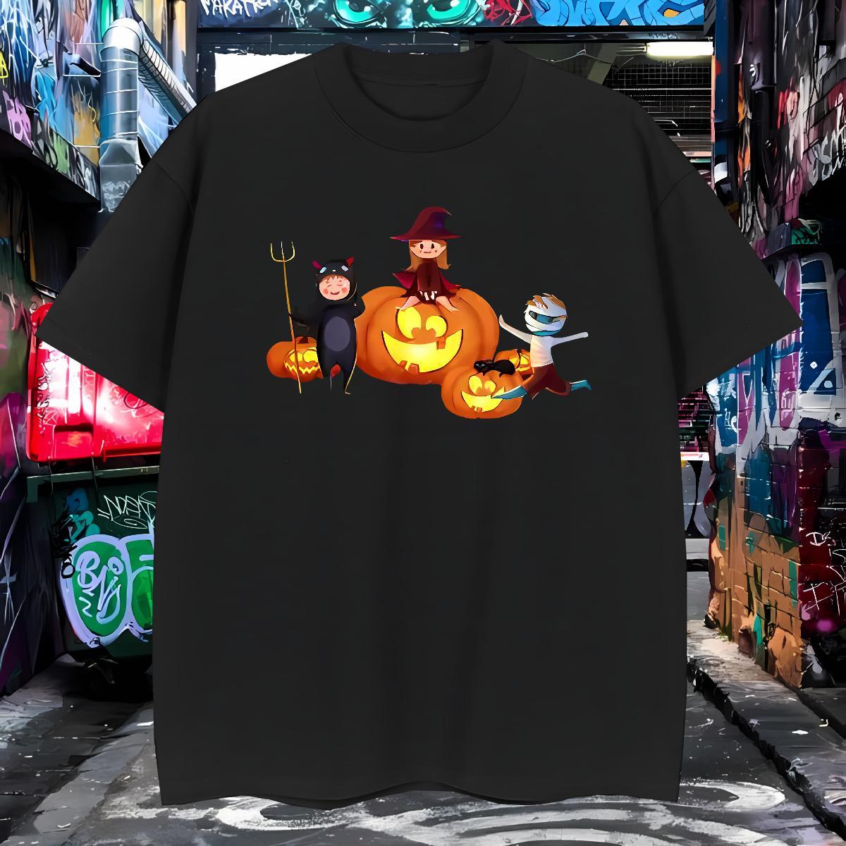 T shirt 230g 100% Cotton pumpkin High Street Hip Hop Breathable Oversized 3XL 4XL Men Tshirts Classic Brand Tees