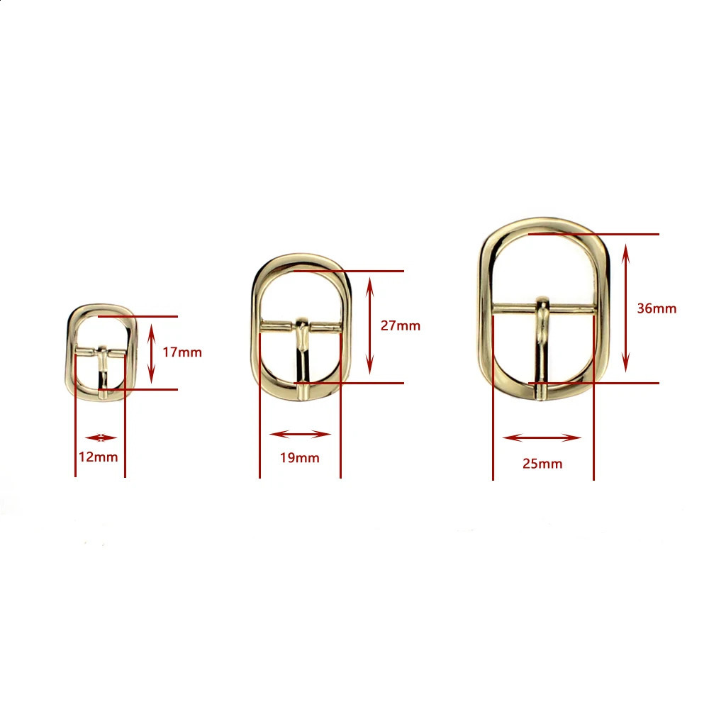 50Pcs Metal High Quatity Leather Bag Handbag Shoes Shoulder Strap Belt Adjust Roller Pin Buckle Snap Oval Rectangle O Ring Repai 240805