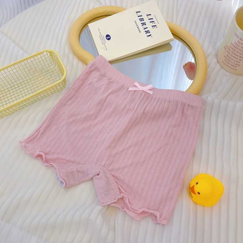Girls Safety Underwear Solid Color Childrens Underwear Bow Childrens Shorts Childrens UnderwearW240715